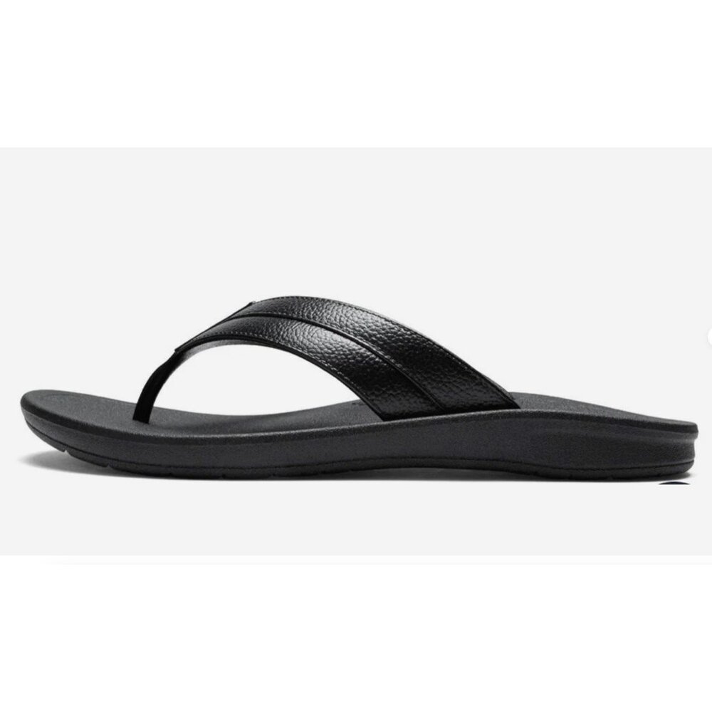 Okabashi Voyager Flip Flop Sandals Mens Eco-Friendly Made USA Black size 9 - Picture 3 of 5